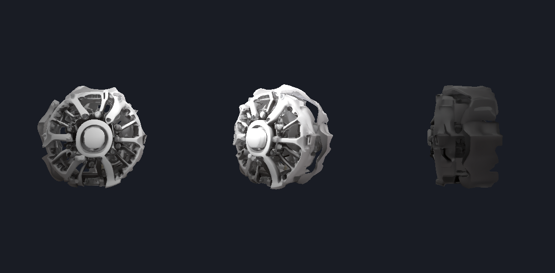 Bio Symbiote — TRELLIS.2 model render