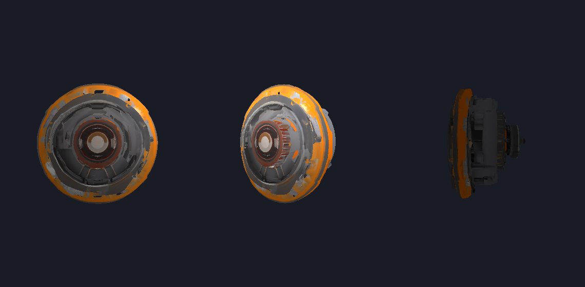 Hyperdrive Module — TRELLIS.2 model render