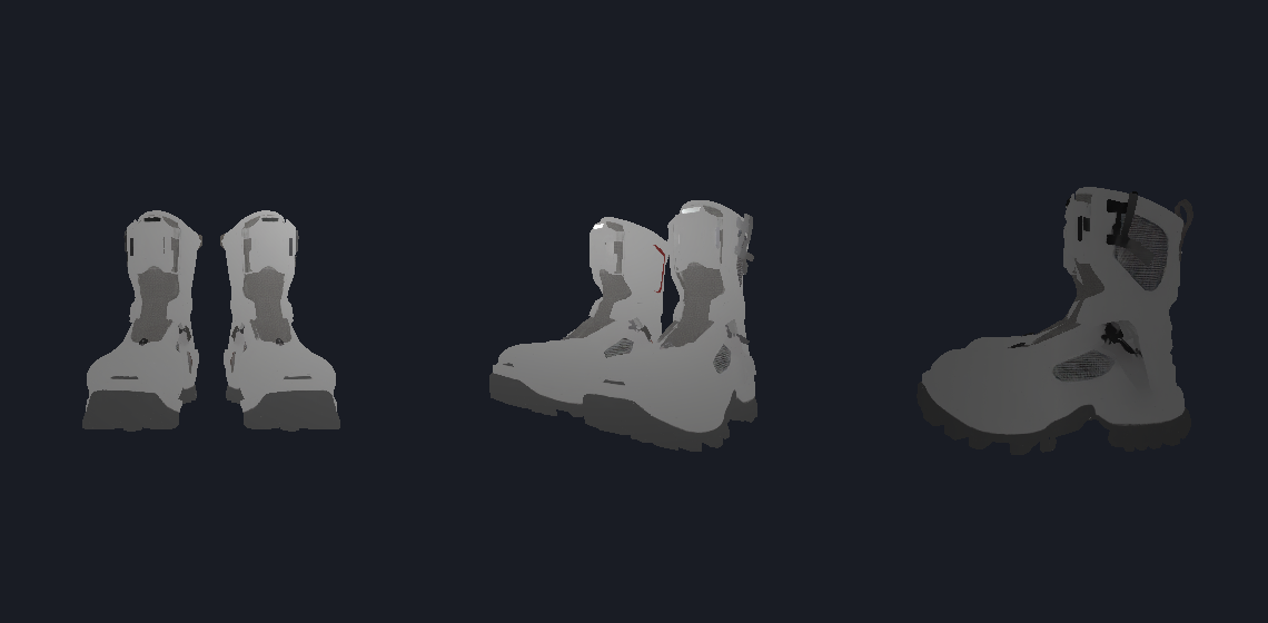 Jump Boots — TRELLIS.2 model render