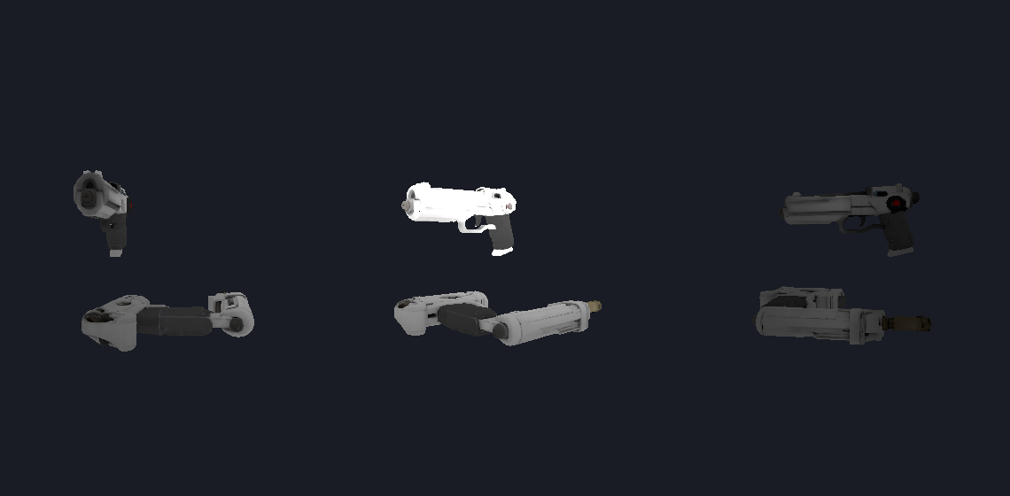 Laser Pistol — TRELLIS.2 model render