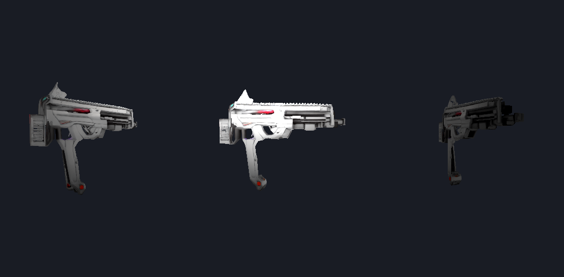 Laser Rifle — TRELLIS.2 model render