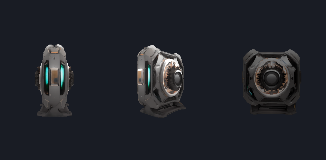 Plasma Repeater — TRELLIS.2 model render