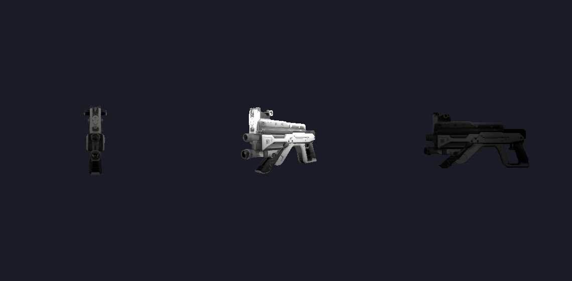 Railgun — TRELLIS.2 model render