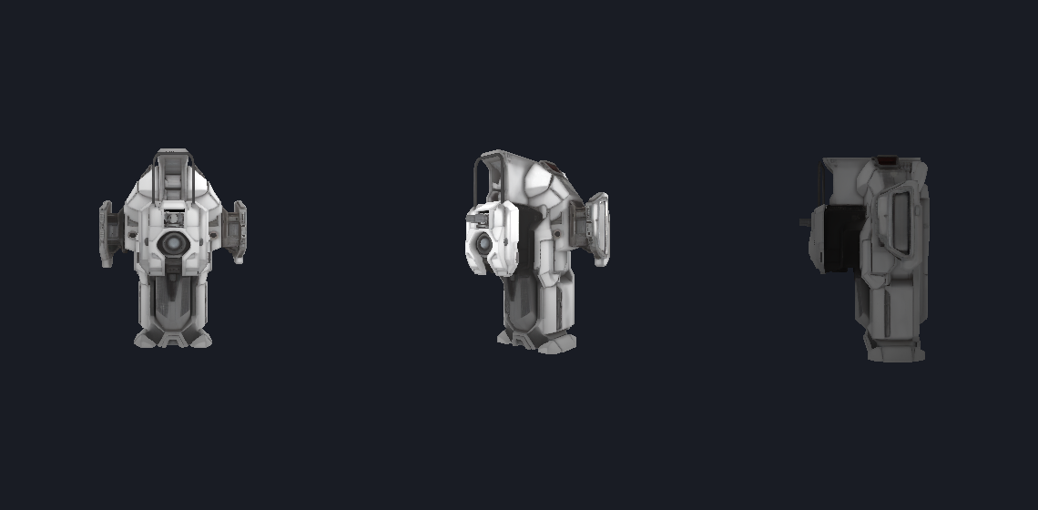 Service Blade — TRELLIS.2 model render
