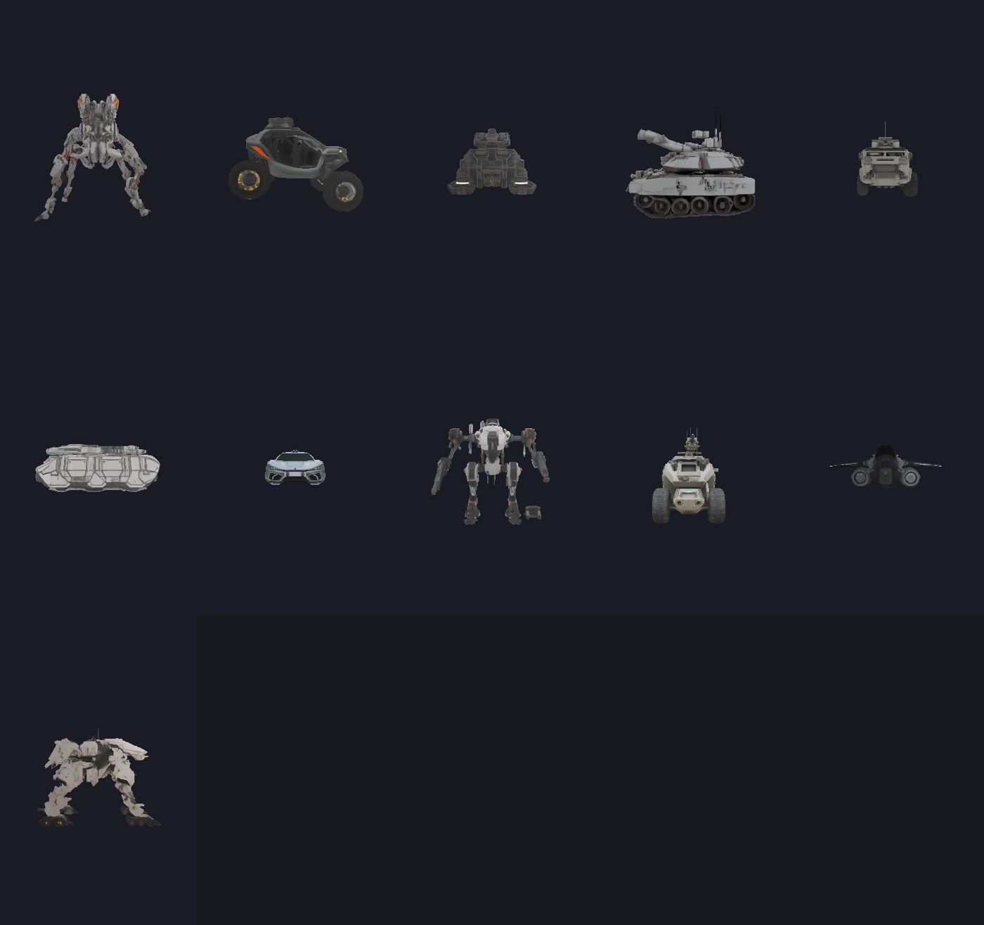 The forged vehicle fleet